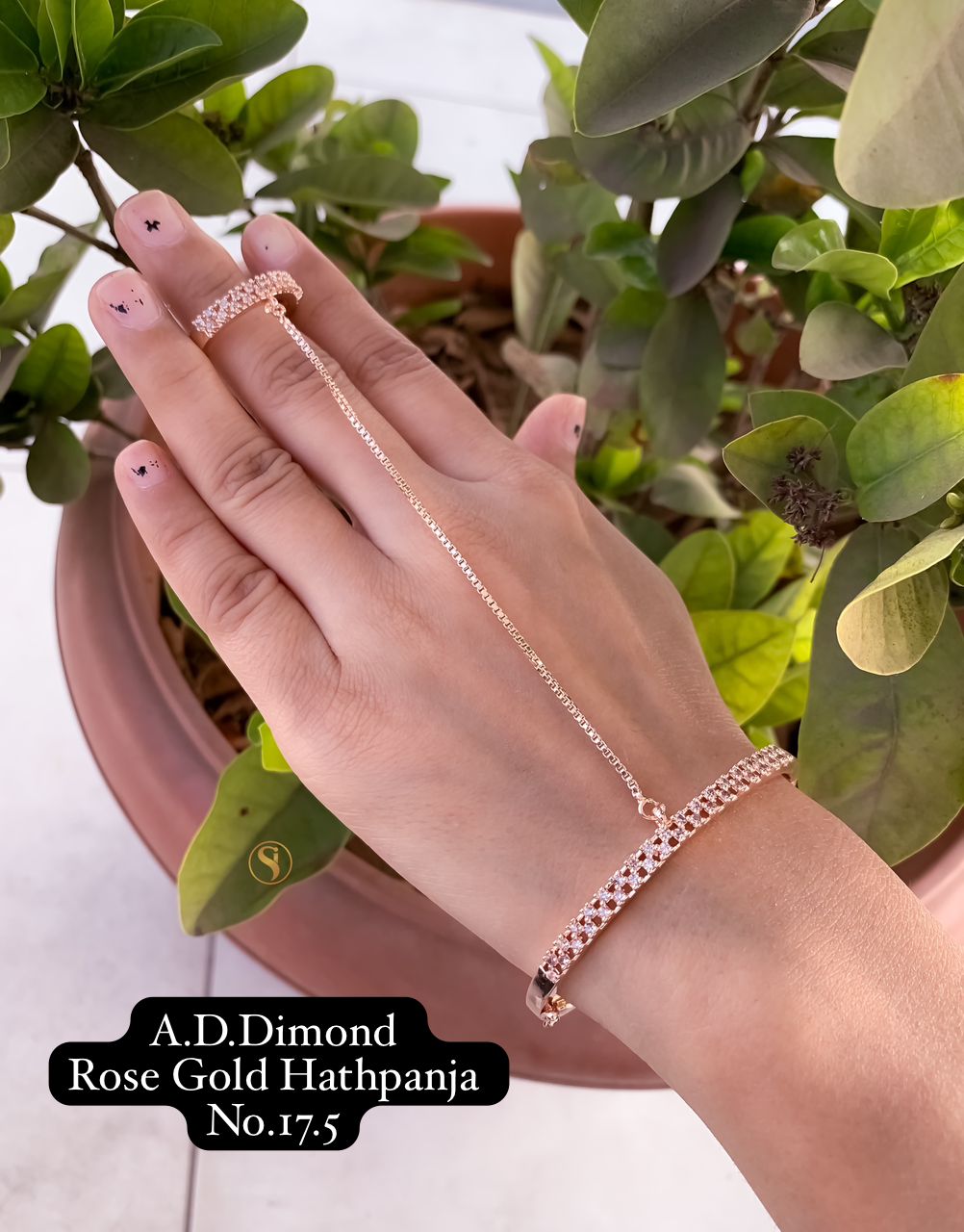 Fancy Designer AD Diamond Fancy Hath Panja 
